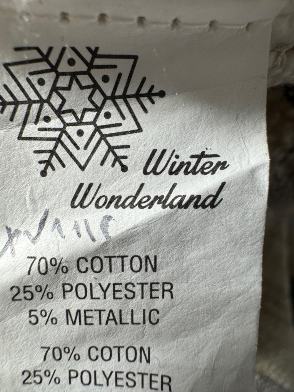 Winter Wonderland Black & White Buffalo Plaid Sherpa Christmas Tree Skirt 50" - Picture 5 of 11